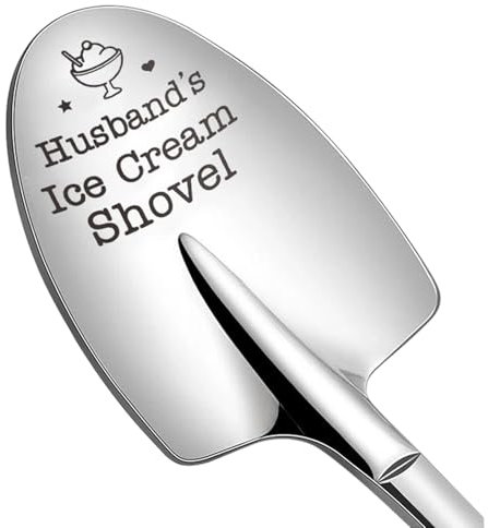 Funny Gifts for Christmas Birthday Anniversary Valentines Unique Ice Cream Shovel Spoon Stocking Stuffers Gifts on Valentine's Day Wedding Anniversary (Husband)