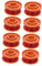 Milisten 8 Pezzi Bobina Prato Tosaerba Corda Tagliaerba Accessori Tosaerba Accessorio Tosaerba Parti Tosaerba Forniture Tosaerba Nylon Arancione