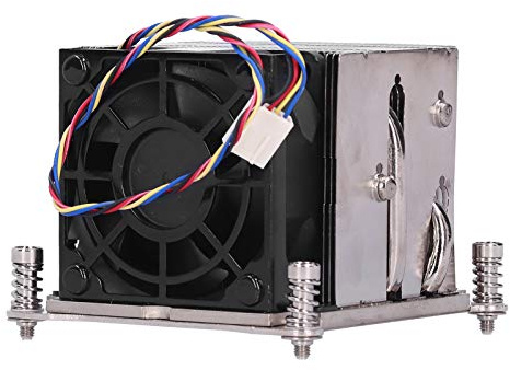 Acouto CPU-Kühlkörper 2U Aktive Computerkühlausrüstung für Sockel LGA 2011 SNKP0048AP4 für Serie/E5-2600 Sockel X Kühlung Unterstützt Wärme/schmales ILM. Der V3-Lüfter Ist 8400 und Schnell