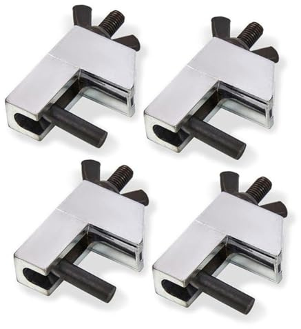 Paaruter 4pcs Brake Line Clamp 4pcs Metal Brake Line Clamp for Flexible Hoses Hoses Hose Clamp Pliers