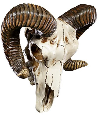 Pacific Giftware Ram Skull and Horns Baphomet Wall Trophy Decor 11 Inch