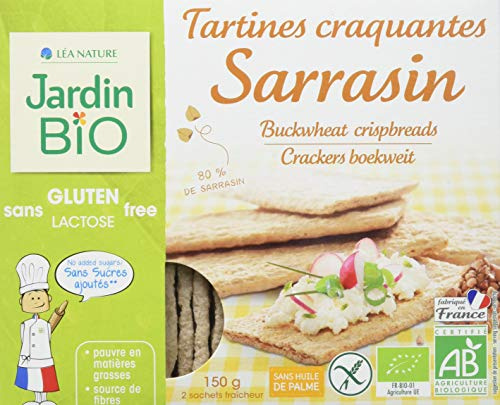 Jardin Bio Tartines Craquantes Sarrasin 80% of Sarrasin sans Gluten 150g