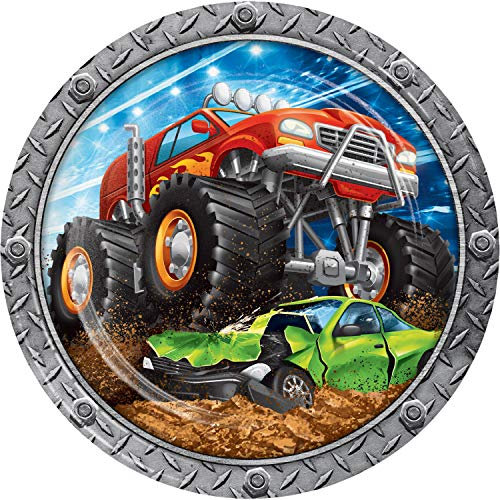 Pappteller Monster Truck 24 ct