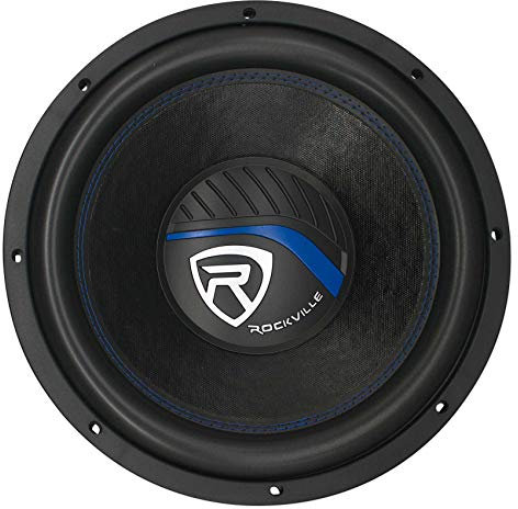 Rockville K5 W12K5S4 1400W Peak 350W RMS 12-Inch Car Audio Subwoofer, 4 Ohm, Deep Bass, High Power Handling, Durable Build, for Car Audio Enthusiasts