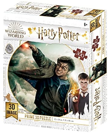 Harry Potter HP33006 3D-Effekt-Puzzle, 300 Teile, Estándar