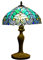 Hobaca 12 Zoll Ozeanlicht Tiffany Tischlampe Handgemacht Glasmalerei Türkische Lampe Nachttischlampe Klassisch Schreibtischlampe Kunst dekorativ zum Schlafzimmer Wohnzimmer Bar Kaffee Tabelle