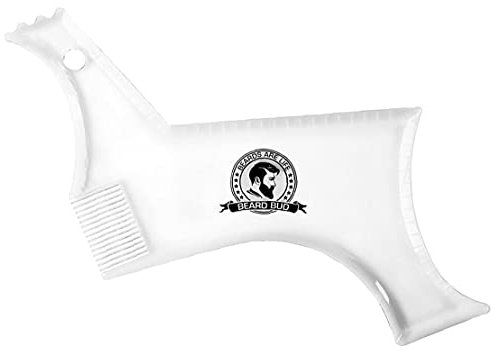 Zonster 1pc Beard Shaping Werkzeug Haar Liner Vorlage Pro Stencil Kamm Shaper Für Styling Trimmer, Rasierer Oder Clippers Mann (transparent)
