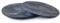 Rammento Set of 4 Dark Grey Charger Plates - Modern Stroke Design, 33cm Round Under Plates, Durable Material, Perfect for Hot Dishes or Displaying Decorative Items, Easy to Clean, Not Dishwasher Safe