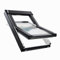 Roto Austausch- und Renovierungsfenster Q4 AV1 für alte Velux bis 1991 (VL, VK, VX, etc) (für Velux (VU,VL,VKU 021) 55cmx84cm, RotoQ Einzeleindeckrahmen Schiefer mit Nocken EDL)