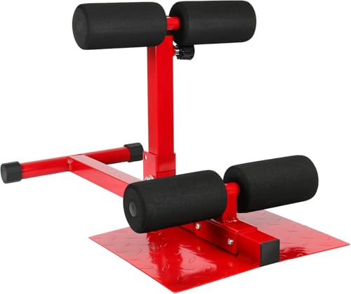 INNOLIFE Sissy Kniebeugenmaschine, höhenverstellbar, schützender Schaumstoff, dicker Stahl, Fitness, Heim-Fitnessstudio