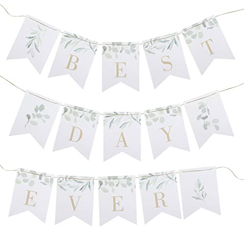 Hortense B. Hewitt Hochzeitszubehör Fresh Daydream Best Day Ever Banner