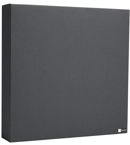 Bluetone Acoustics Studio Spectrum - Schallabsorber Premium - Akustikplatten - Akustikpaneele (50x50x10cm, Anthrazit)