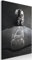 murando - Wandbilder XXL Tiere 60x90cm Vlies Leinwandbild 1 tlg Kunstdruck Wandbilder Wohnzimmer Leinwand Wanddekoration Design Wandbild Katze Tiger Spiegelbild Pfütze grau Abstrakt g-A-10099-b-a