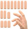 YancLife Fingerlinge(14 Stück), Fingerkuppenschutz Silikon Gel Fingerlinge Daumenschutz,Fingerhülsen,Fingerverbände für Verletzung,Handekzeme, Fingerknacken,Fingerarthritis（Hautfarbe）