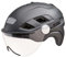 KED B-vis X-lite Fahrradhelm, Black Metallic Matt, L