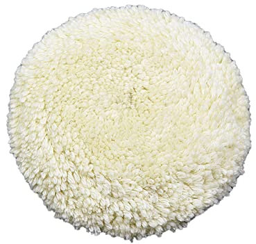 Woll-Polierpad, 180 mm, feine Wolle, Polierscheibe, Reinigungszubehör mit Klettverschluss für Autos, Möbel und Glas (B)