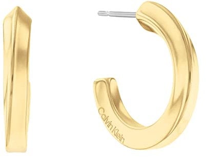 Calvin Klein Creolen für Damen Kollektion TWISTED RING aus Edelstahl