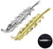 WSNDM Pinces à Cravate Pour Homme, Pince à Cravate Cuivre, Slim Col Chemise Clips Set, Classique D'accessoires de Cravate, Mode Costume Cadeau, pour Mariage Affaires Réunion