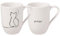 Villeroy & Boch – Statement Tassen Set Katze 2 teilig Weiß, Schwarz, Spülmaschinenfest, Mikrowellensicher, Katzentassen, Kaffeebecher, Katzenbecher, Tasse, Kaffeetasse, Becher, Premium Porzellan