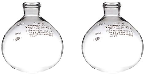 Fegtrty 2X Kaffee Siphon Zubehör -3/5Cup Hochwertige Glas Siphon Vakuum Kaffeemaschine Teile Ersetzen(D)