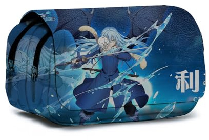 Jilijia Rimuru-Organizer-Tasche mit Aufschrift That Time I Got Reincarnated as a Slime, Aufbewahrungstasche, Anime, Veldora, Tempest, Cartoon-Tasche, Kosmetiktasche, Federmäppchen, Typ 6,