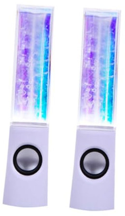 OSALADI Kunststoff LED Lautsprecher mit Farbwechsel Lichtshow 3w Mottoparty