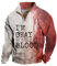Lockere UK-Sweatshirts für Herren, trendiges Oberteil, Bluse, Herren, Halloween-Druck, gruselig, lustig, Sport, schweißabsorbierend, atmungsaktiv, Thermo-Langarm-Tops für Herren, rose, XL