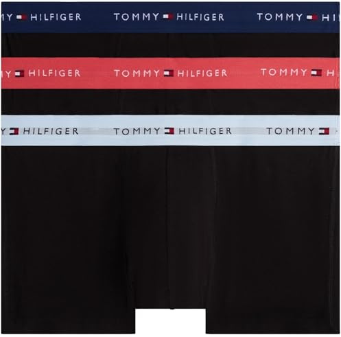 Tommy Hilfiger Men’s 3 Pack Trunks with Logo Waistband