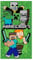 Jerry Fabrics Minecraft - Toalla de baño para niños y niñas, 100% algodón, 70 x 140 cm