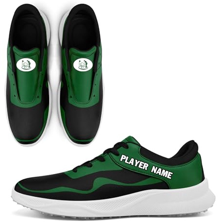 coolcustomize Individuelle Golfschuhe für Spieler Herren Damen Outdoor Alltagskleidung Personalisiert für Golfclubs Teams rutschfest Komfort Sport Sneaker