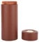 Noble Cigar Box, 6pcs Cigar Humidor Cabinet Travel Case with Cedarwood Lined, PU Leather Cigar Storage Pot, Hygrometer and Humidification System for Condition (Brown)