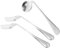 iplusmile Cuillère Coudée 3Pcs pour Personnes Âgées Ustensiles d'Alimentation en Acier Inoxydable Aide pour Malades Utilisation Quotidienne Adaptée Ergonomique Seniors