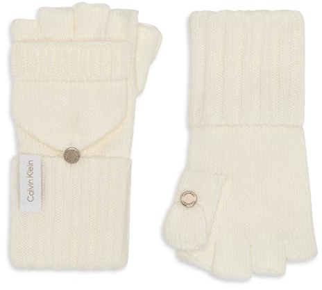 Calvin Klein Damen Flip Top Cold Weather Soft Gloves Handschuhe für kaltes Wetter (1er Pack)