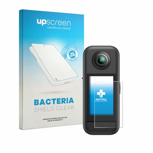upscreen Antibakterielle Schutzfolie für Akaso 360 Klare Displayschutz-Folie