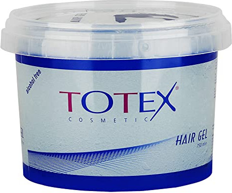 Totex EXTRA STRONG Hair Styling Gel I Extra Stark haargel I hartes und glänzendes effekt I durchsichtig I klar I alkoholfrei I 750ml