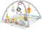 Fisher-Price FXC37 - 5 Sinnes Baby Spieldecke, kuschelig weiche Krabbeldecke mit Sensorik Spielzeug, sechs abnehmbare Beschäftigungsspielzeuge, Babyaustattung ab der Geburt