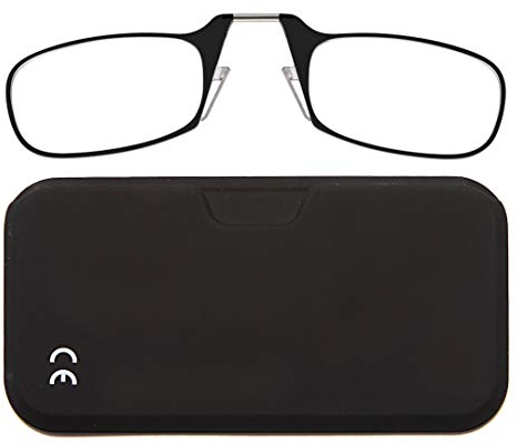 NEWVISION®Lesebrille für Damen und Herren Transparent,Kompakte leichte randlose brillen,Brillengestelle für damen und herren (Schwarz, 2.5)