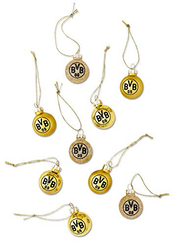Borussia Dortmund Christbaumkugeln Weihnachtskugeln 9er Set
