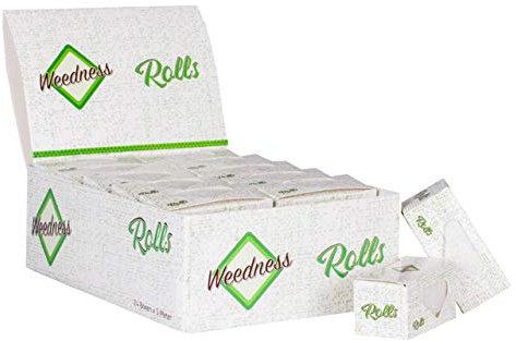 Weedness Endless Long-Paper King Size 24 Rolls je 5 Meter – Endlos Longpapes Papers Smoking Rolling Blättchen Lang Papes Zigarettenpapier