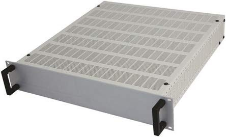 RS PRO Stahl Belüftete Abdeckung für 19-Zoll-Gestellsystem, 423 x 466 x 3mm