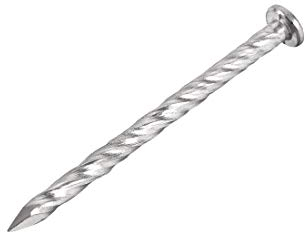 Sourcingmap - Chiodi a spirale, in acciaio INOX, 51 x 3 mm, 50 pezzi