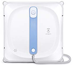 ECOVACS WINBOT 920 (Nouveauté 2021) : Robot de nettoyage de fenêtre intelligent avec système de sécurité, contrôle par smartphone via application et sac de rangement portable pour lave-vitres, blanc