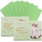 Colexy 200 Feuilles Papier Buvard D'huile, Papier Matifiant Visage, Papiers Facial Buvard D'huile Pour Absorber L'huile Du Visage, Naturelle Papier Absorbant Visage Faciale, 60 * 90mm (Thé Vert)