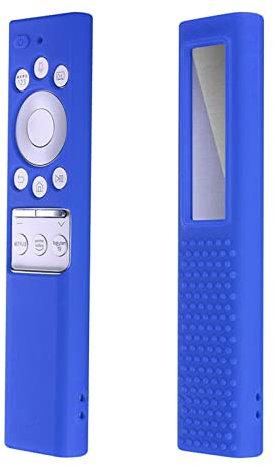 Custodia per Telecomando TV in Silicone - Protettiva, Lavabile, Antiscivolo, Adatta Alla Pelle (Blu)