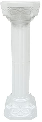 YARNOW Plinth Stand Roman Columns and Pillars Wedding Columns Statue Decorative Greek Columns Plant Stand for Wedding Party Decoration 1Pcs 88x27cm Sundial Plinth