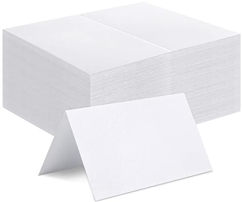 120 Pcs Place Cards, 2x3.5in Blank Fillable Banquet Seat Card for Table Setting, Escort Card, Wedding Place Cards for Wedding, Table, Dinner Parties