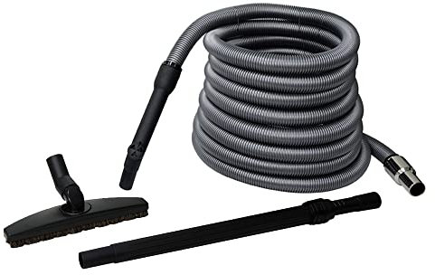 Kit accessori standard per aspirapolvere centralizzato con tubo tradizionale mt 9 e spazzola per legno (9 metri)