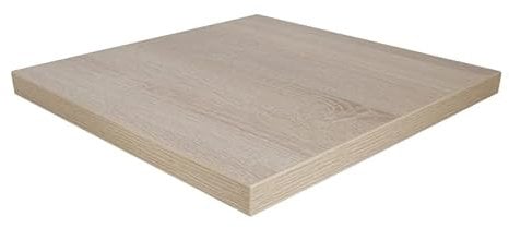 Spanplatte Sonoma Eiche natur, für Möbelbau, als Tischplatte, Schreibtischplatte, Arbeitsplatte - Stärke: 38 mm, Maße: 50x50 cm