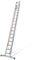 Bavaria Seilzugleiter 8,3m aus Aluminium mit Fallhaken & Traverse I höhenverstellbar in 280mm Schritten I standsicher, stabil & mit geriffelten Sprossen I 26kg, bis 150kg belastbar