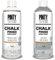 PINTYPLUS Pinty Plus Chalk Finish CK788 Spray Paint Broken White - Pintura en Aerosol, 400 ml, Blanco Roto & Pintura spray a la tiza CHALK 520cc gris ceniza CK798